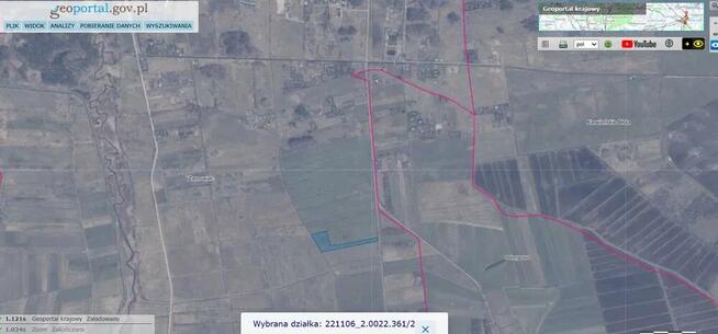 Sprzedam działkę rolną w Dębkach - PROMOCJA 38,31zł/m2