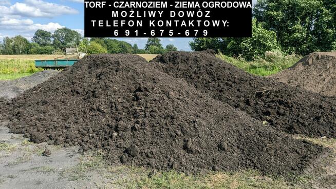 Podłoże ogrodowe - torf czarnoziem ziemia ogrodowa - DOWÓZ
