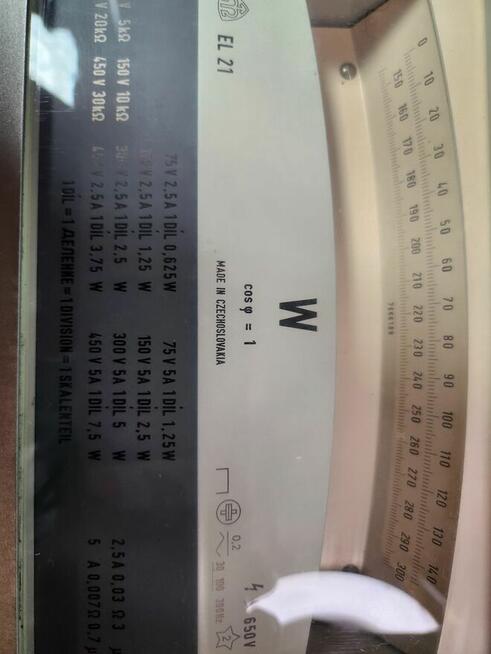 Urządzenie elektryczne watometr