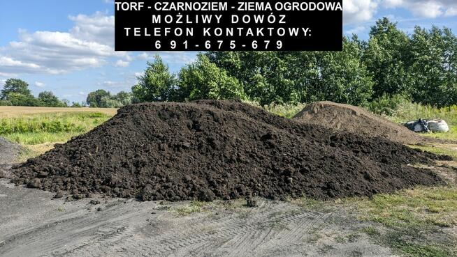 Podłoże ogrodowe - torf czarnoziem ziemia ogrodowa - DOWÓZ
