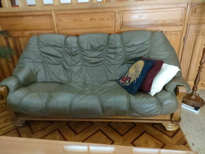 Skórzany zestaw wypoczynkowy 3+ 2+ 1