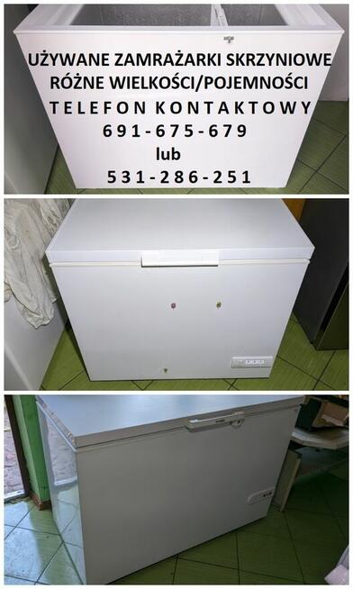Zamrażarki - SKRZYNIOWE - różne wielkości/pojemności