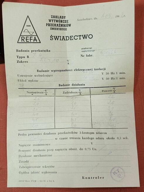 Mera Refa REp-4 przekaźnik czasowy