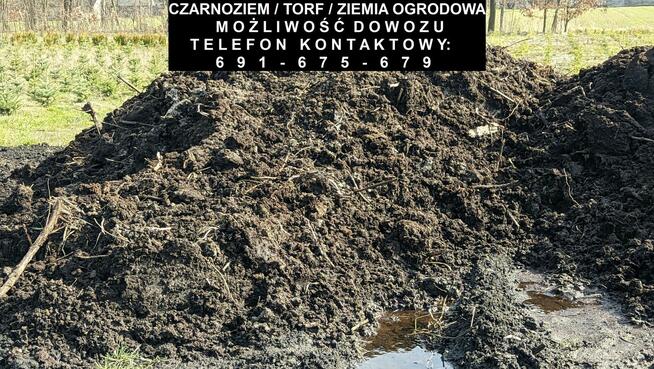 Podłoże ogrodowe - torf czarnoziem ziemia ogrodowa - DOWÓZ