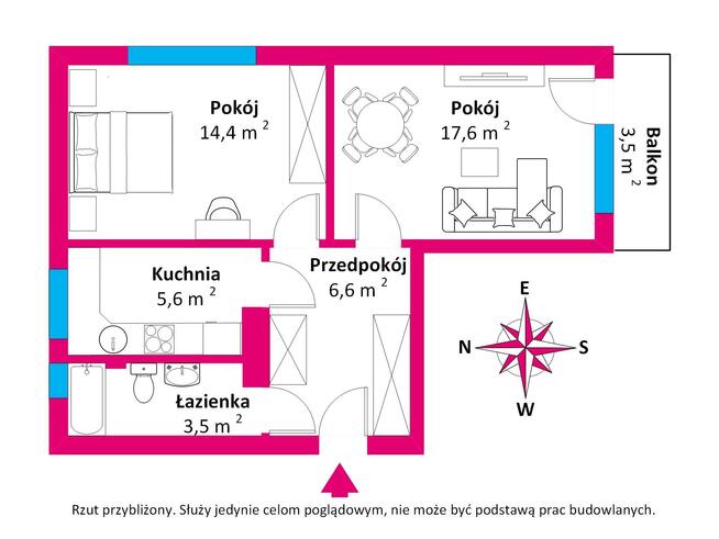 Mieszkanie Kołobrzeg Centrum, Jana Pawła II al.