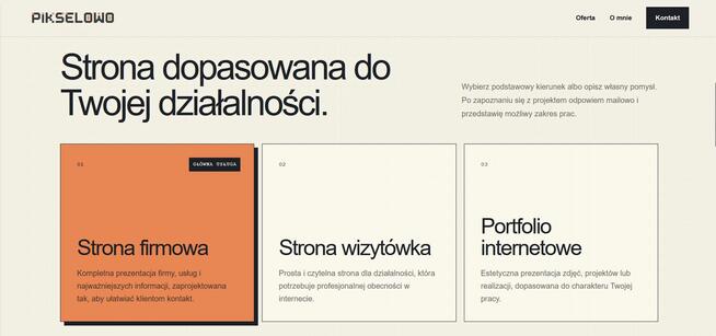 Nowoczesne strony internetowe dla firm