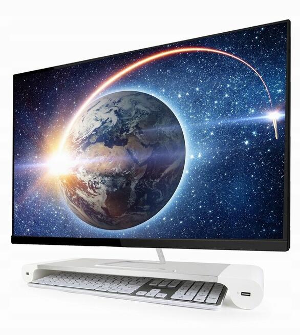 Podstawka półka organizer gniazda usb oswietlenie do apple