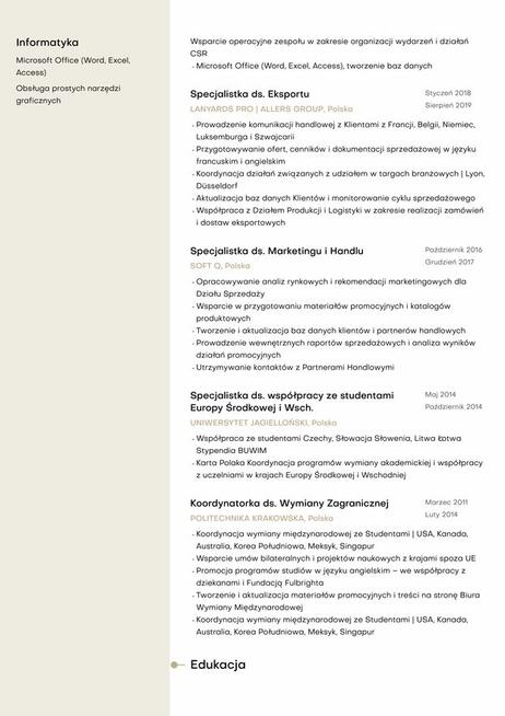 Szukam pracy biurowej, marketing admin, eksport od września