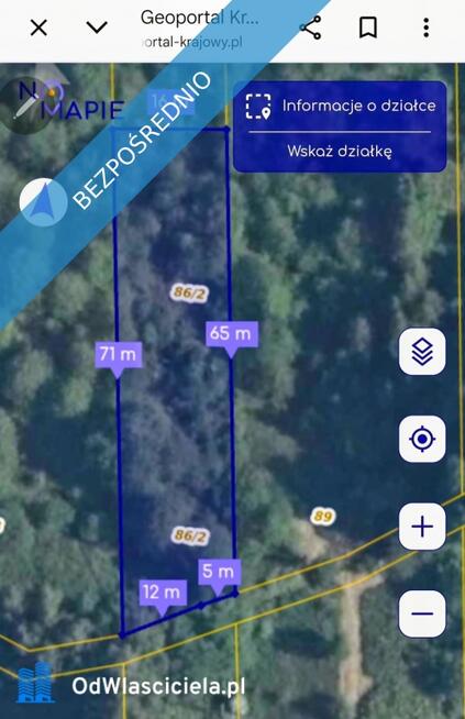 Działka z WZ, Polkowo – gm. Stoczek (Mazowieckie)