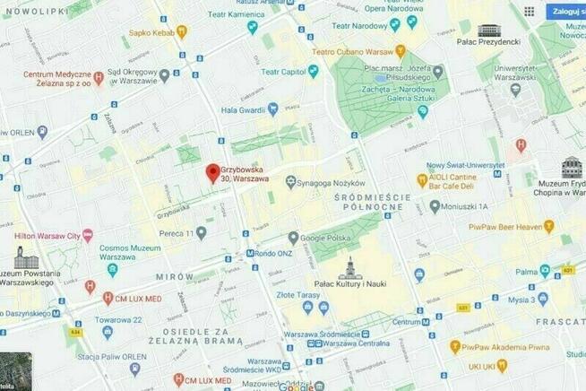 Kawalerka z widokiem! Grzybowska 30, Warszawa > bezpośrednio