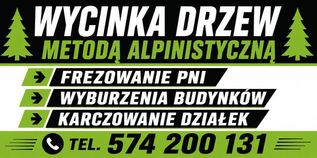 Wycinka przycinka drzew /rębakowanie gałęzi/Mielec okolice