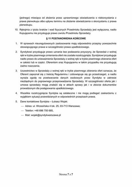 Syndyk sprzeda udziały w drogach w Warszawie, Ursus