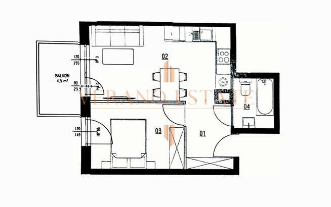 Kameralne osiedle premium — 2 pokoje z balkonem