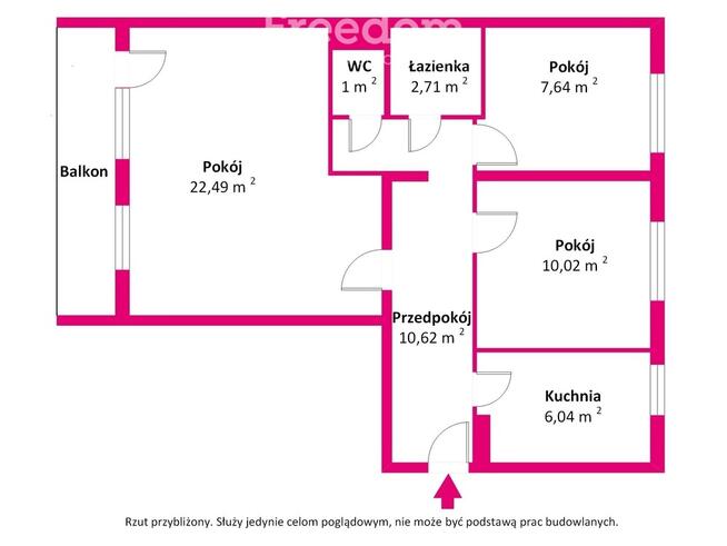 3 pokojowe mieszkanie w Ełku przy promenadzie