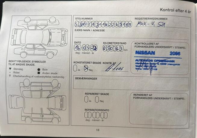 Nissan Qashqai Pisemna Gwarancja 12 miesięcy