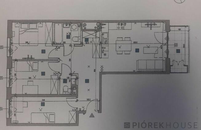 4-pokojowe mieszkanie na Mokotowie