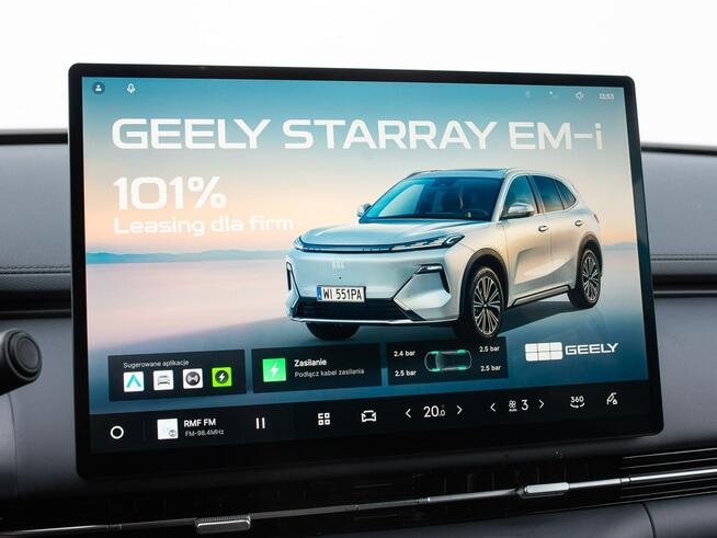 Geely Starray EM-i 1.5 PHEV Pro Podgrz.f i kier Elektr.f Skóra LED