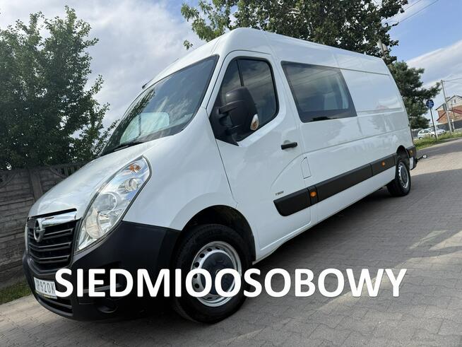 Opel Movano Master 2.3DCi L3H2 Brygadówka Doka Dubel 7-mio Osobowy