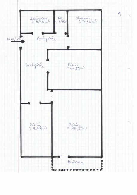 3 pokoje 60,5 m² + murowany garaż | Rejowiec Fabryczny