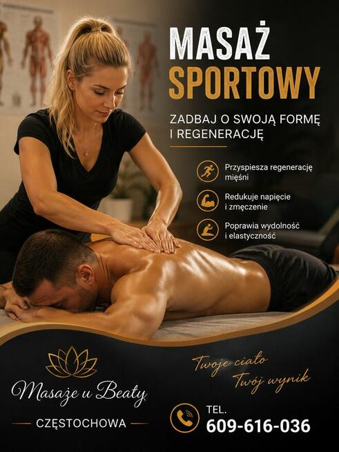 Masaże relaksacyjne oraz lecznicze