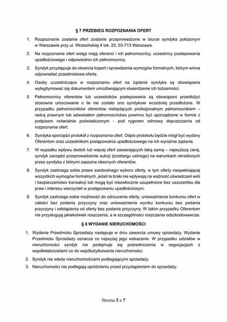 Syndyk sprzeda udziały w drogach w Warszawie, Ursus