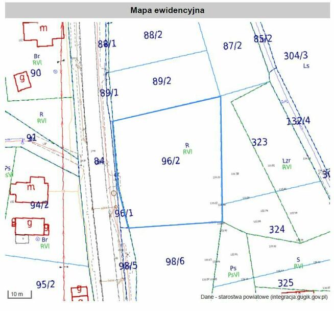 Działka pod 2 domy, 1,4 km od Zalewu Klików – WZ w toku