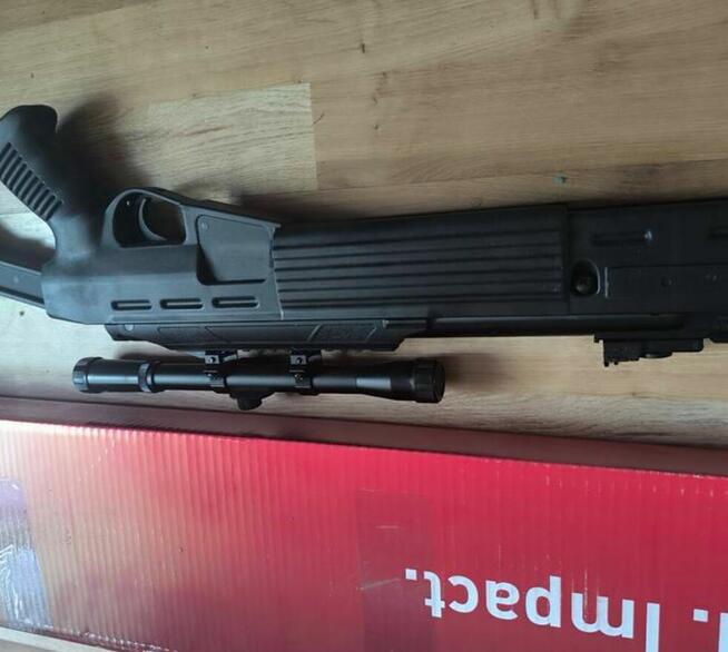 Wiatrówka Hatsan AirTackt 4.5mm z akcesoriami