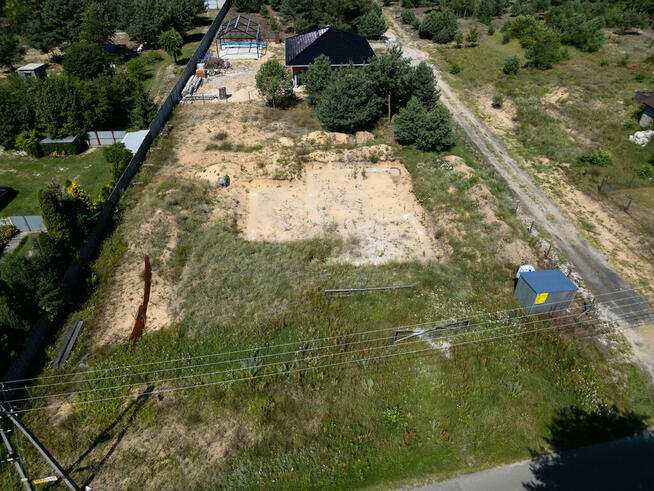 Działka z projektem + fundament 1500m2 Wymysłów
