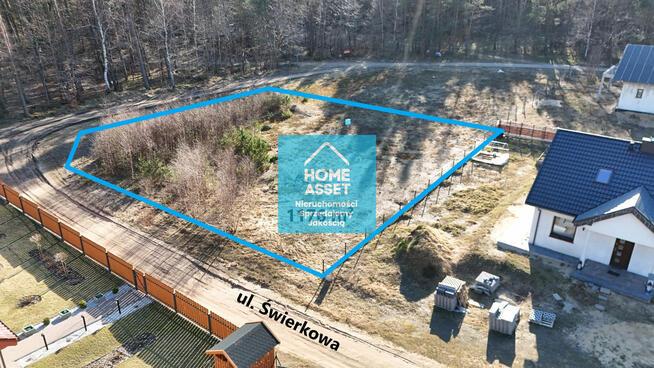 Działka budowlana 1176 m² • Warszkowo • Przy lesie
