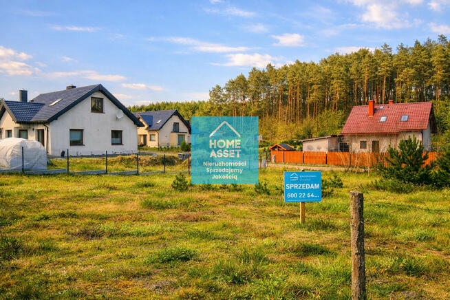 Działka budowlana 1176 m² • Warszkowo • Przy lesie