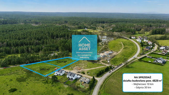 Działka budowlana 4829 m² – Domatówko, gm. Puck