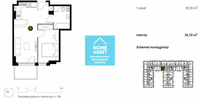 Apartament inwestycyjny w pobliżu Martwej Wisły