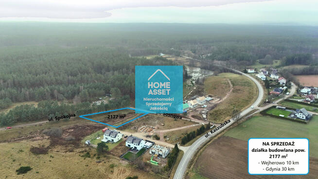 Działka budowlana 2177 m² – Domatówko, gm. Puck