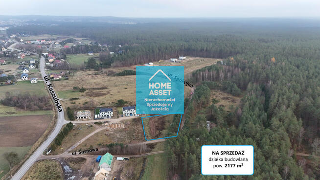 Działka budowlana 2177 m² – Domatówko, gm. Puck