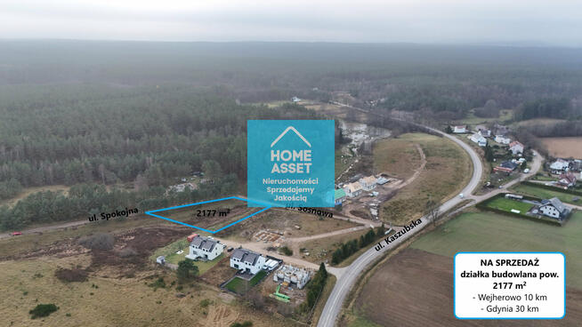 Działka budowlana 2177 m² – Domatówko, gm. Puck