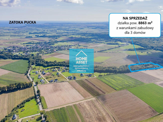 Działka z WZ i pozw. na budowę w otoczeniu lasu.