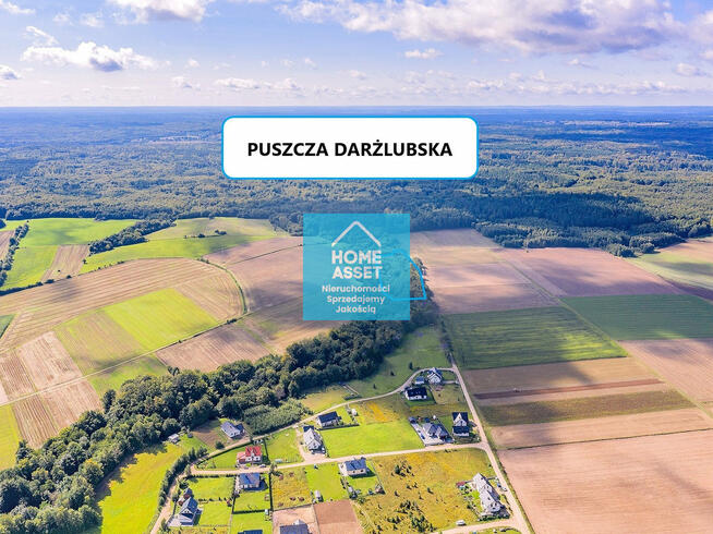Działka z WZ i pozw. na budowę w otoczeniu lasu.