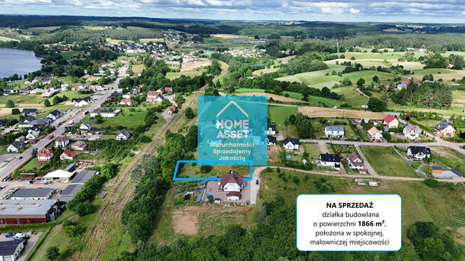 Miechucino • Działka pod dom na Kaszubach 1866m2