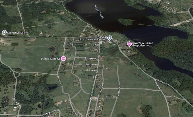 Działka budowlana nad jeziorem w Salinie Salino