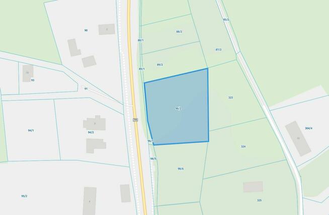 Działka pod 2 domy, 1,4 km od Zalewu Klików – WZ w toku