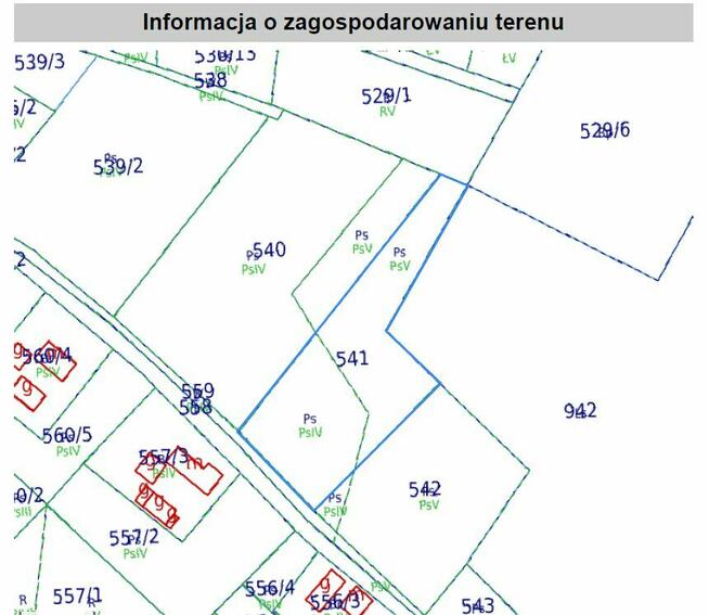 Działka 4295 m² – złożony wniosek o WZ na dwa domy