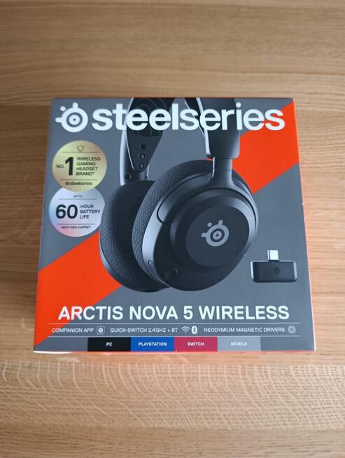 Słuchawki gamingowe steelseries arctis nowa 5 wireless