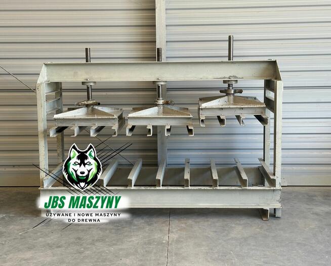 Prasa półkowa do drewna 3-sekcyjna 225 × 100 cm – solidna ra