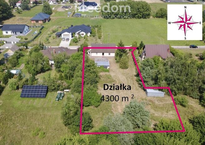 Dom z działką 4300 m² blisko Kościelca i Koła