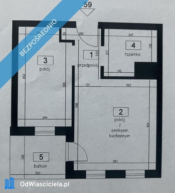Na sprzedaż – komfortowe mieszkanie 2-pokojowe z prywatną loggią | 34,66 m² | VI piętro