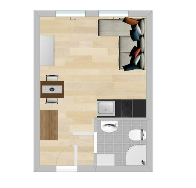 Stylowe studio blisko Centrum, Mielczarskiego 16