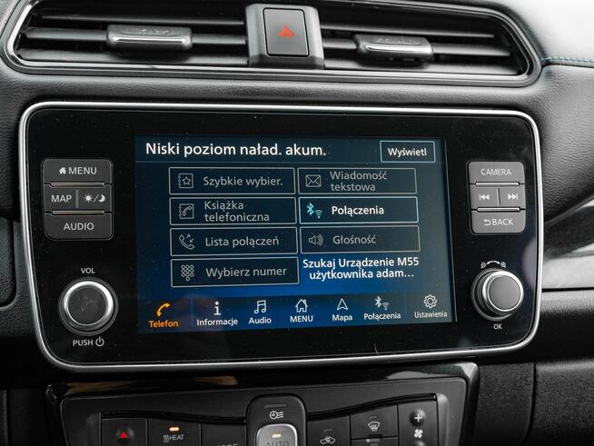 Nissan Leaf DW6WV95#40kWh N-Connecta Podgrz.f K.cofania Salon PL VAT 23%