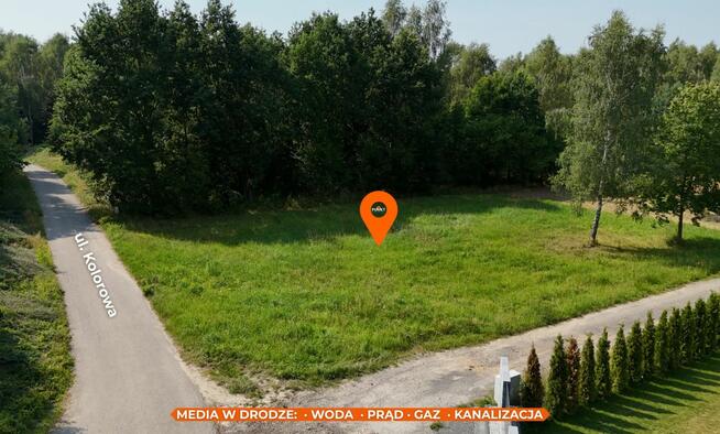 Działka budowlana Wierzchowisko gm. Mykanów, Kolorowa