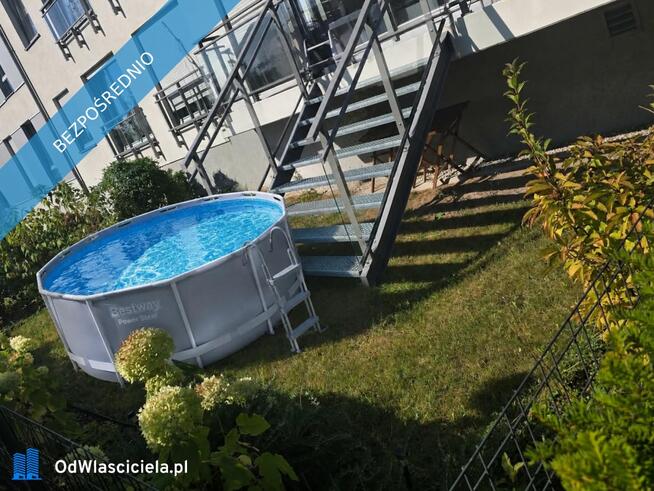 CENTRUM Ogrody Hallera 70m 3pokoje ogród taras garaż komórka
