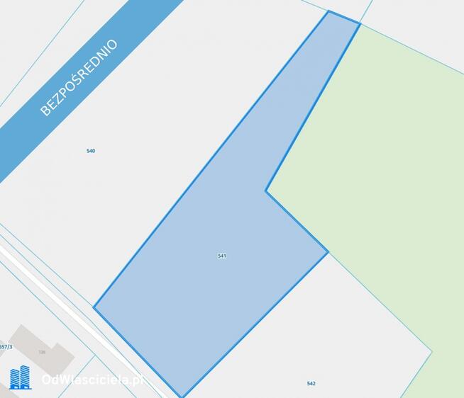 Działka 4295 m² – złożony wniosek o WZ na dwa domy